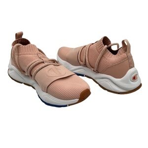 Champion Reverse Weave Pink Rally Hype Low Top Sneakers Size 6.5 Women's